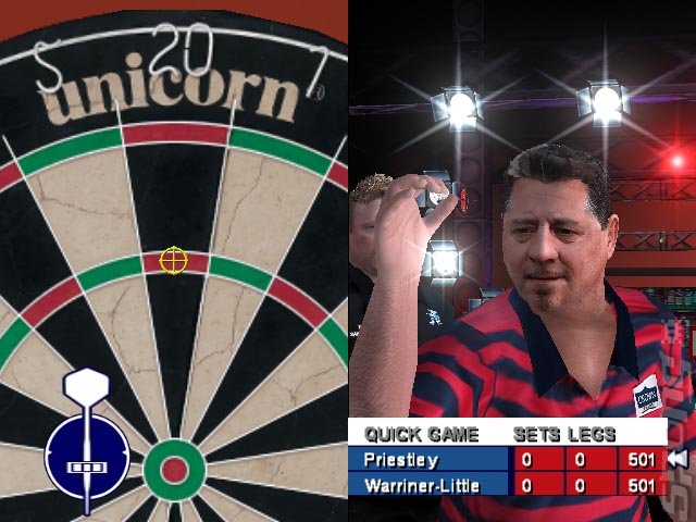 PDC World Championship Darts - PS2 Screen