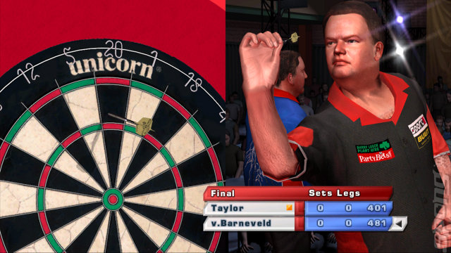 PDC World Championship Darts 2008 - Xbox 360 Screen