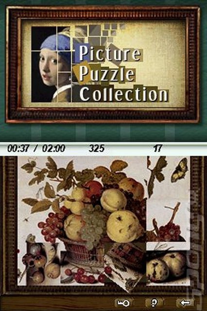 Picture Puzzle Collection: The Dutch Masters - DS/DSi Screen