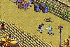 Pirates of the Caribbean: The Curse of the Black Pearl - GBA Screen