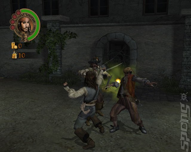 Pirates of the Caribbean: The Legend of Jack Sparrow - PC Screen