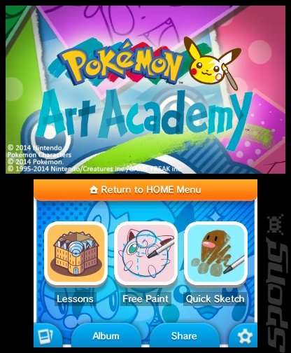 Pok�mon Art Academy - 3DS/2DS Screen
