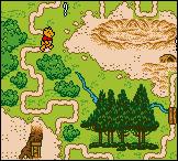 Pooh Adventure In 100 Acre Wood - Game Boy Color Screen