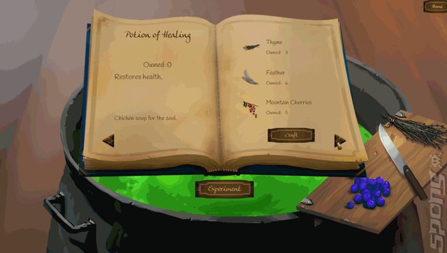 Potions: A Curious Tale - PC Screen