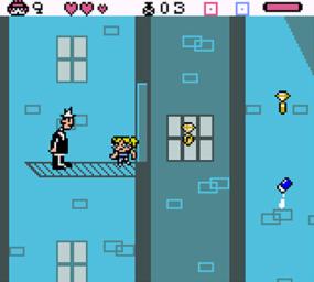 Powerpuff Girls: Battle Him - Game Boy Color Screen