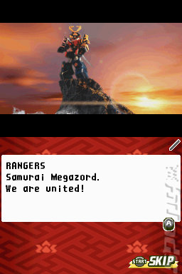 Power Rangers: Samurai - DS/DSi Screen