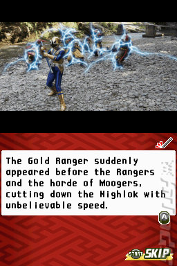 Power Rangers: Samurai - DS/DSi Screen