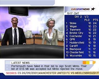 Premier Manager 2002 - 2003 Season - PS2 Screen