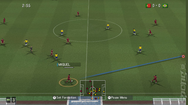 Pro Evolution Soccer 2008 - Wii Screen