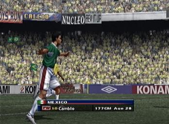 Pro Evolution Soccer - PS2 Screen