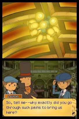Professor Layton and the Lost Future - DS/DSi Screen