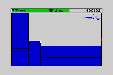Qix - C64 Screen