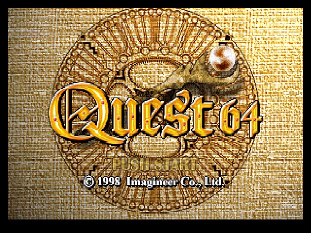 Quest 64 - N64 Screen