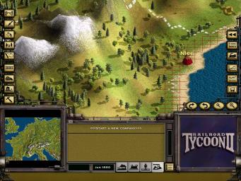 Railroad Tycoon II - PC Screen