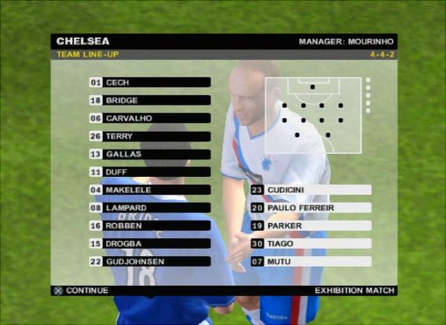 Rangers Club Football 2005 - Xbox Screen