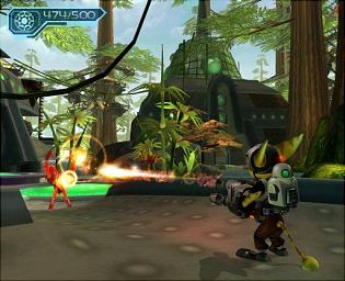 Ratchet and Clank: Up Your Arsenal - PS2 Screen