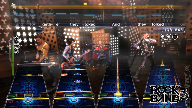 Rock Band 3 - Xbox 360 Screen