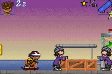 Rocket Power: Dream Scheme - GBA Screen