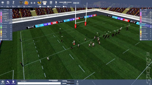 Rugby Union Team Manager 2017 - Mac Screen