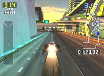 San Francisco Rush 2049 - Dreamcast Screen