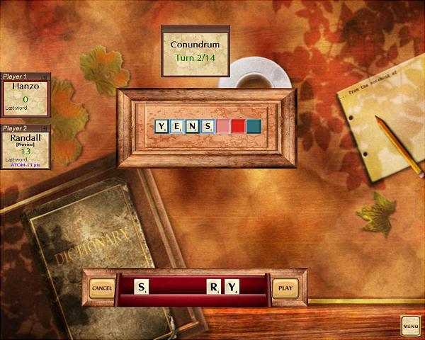 Scrabble Interactive 2005 Edition - PC Screen