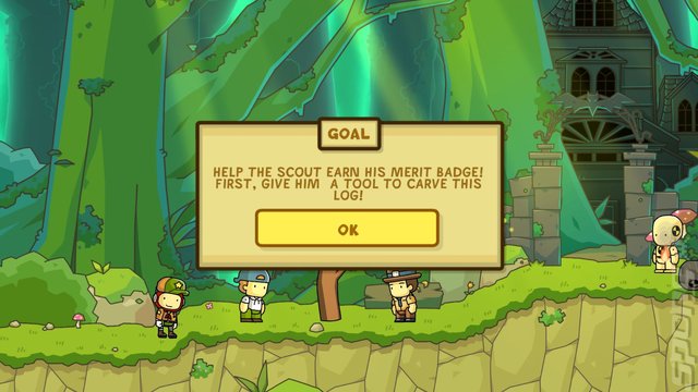 Scribblenauts Unlimited - Wii U Screen