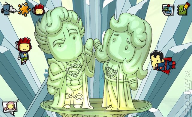 Scribblenauts Unmasked: A DC Comics Adventure - 3DS/2DS Screen