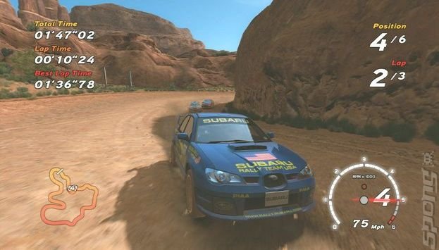 SEGA Rally - PC Screen