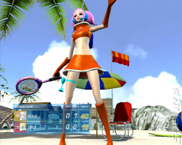 SEGA Superstars Tennis - Wii Screen