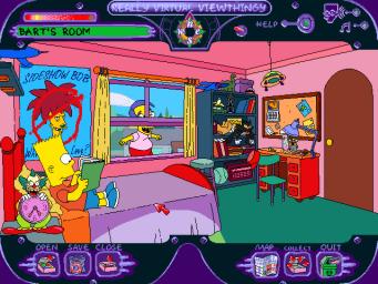 Simpsons: Virtual Springfield - PC Screen