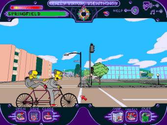 Simpsons: Virtual Springfield - PC Screen