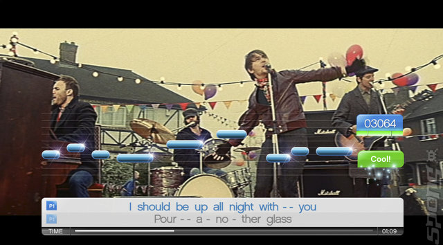 SingStar Take That - PS3 Screen