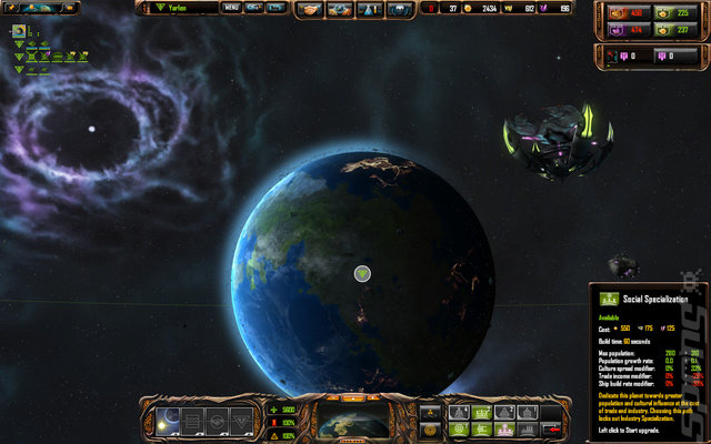 Sins of a Solar Empire: Rebellion: New Frontiers Edition - PC Screen