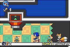 Sonic Advance 3 - GBA Screen