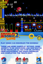 Sonic Classic Collection - DS/DSi Screen