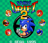 Sonic Drift 2 - Game Gear Screen