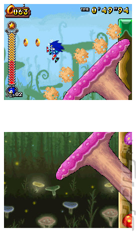 Sonic Rush Adventure - DS/DSi Screen