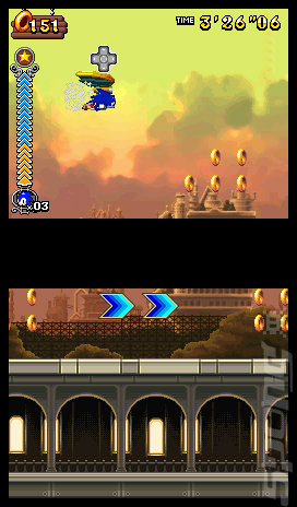 Sonic Rush Adventure - DS/DSi Screen