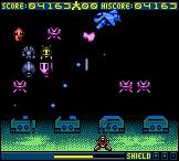 Space Invaders - Game Boy Color Screen