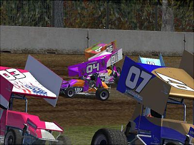 Sprint Car Challenge - PS2 Screen