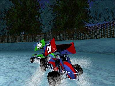 Sprint Car Challenge - PS2 Screen