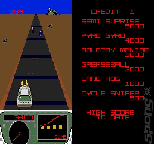 Spy Hunter II - Arcade Screen