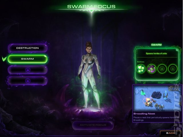 StarCraft II: Heart of the Swarm - Mac Screen