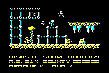 Star Slayer - C64 Screen