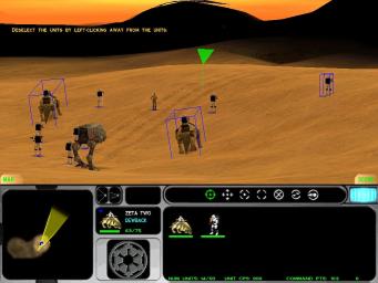 Star Wars: Force Commander - PC Screen