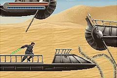 Star Wars Trilogy: Apprentice of the Force - GBA Screen