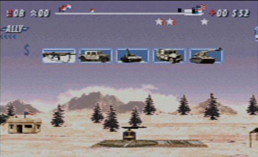 Super Army War - GBA Screen