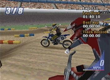 Supercross - PlayStation Screen