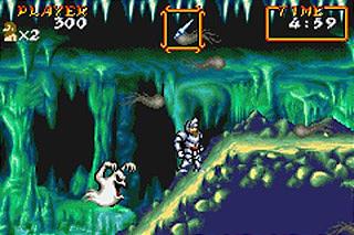 Super Ghouls 'N Ghosts - GBA Screen