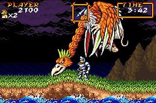 Super Ghouls 'N Ghosts - GBA Screen